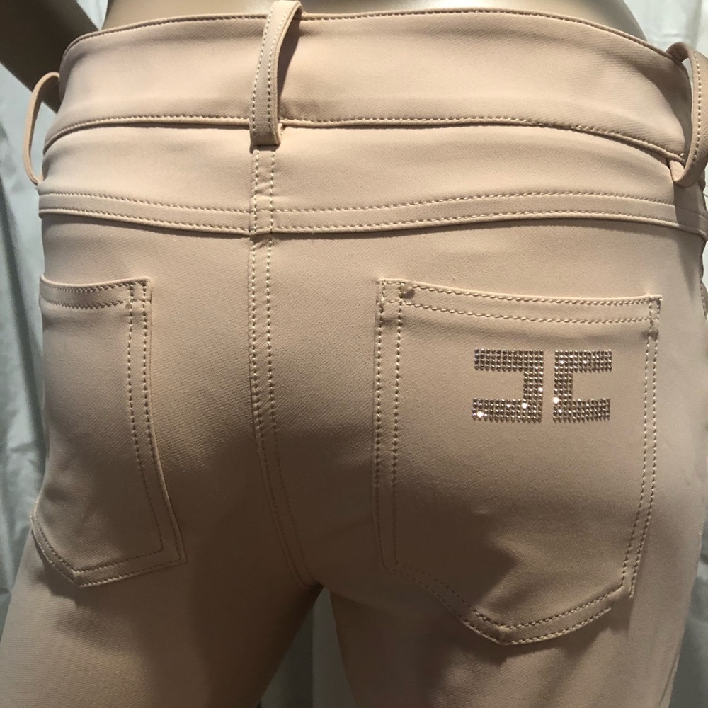 Skinny High-Rise Stretch Pants in Blush Pink - Picture 5 of 6